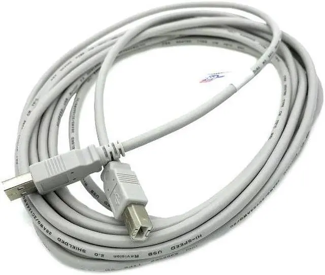 Main image of Kentek 15 Feet FT USB Cable Cord For CRICUT EXPLORE ONE Cutter Cutting Machine Beige