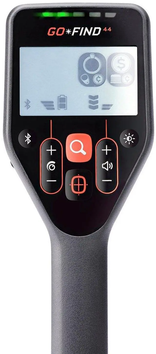Alt view image 3 of 14 - Minelab GO-FIND 44 Metal Detector with PRO-FIND 15 Pinpointer & Holster