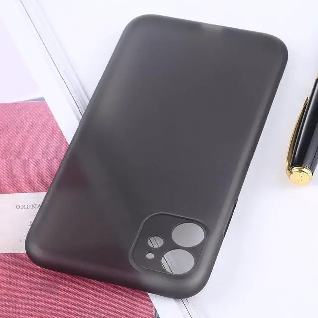 Alt view image 2 of 2 - AMZER Ultra Thin 1MM Frosted PP With Exact Cutouts Case for iPhone 11
