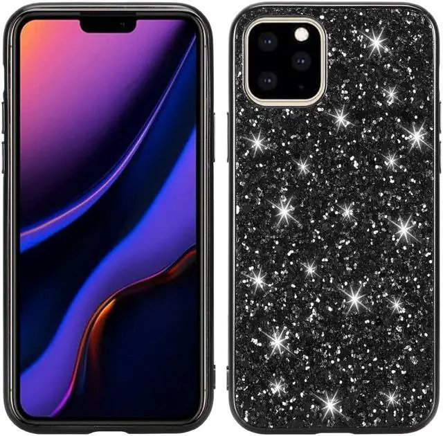 Main image of AMZER Shockproof Glitter Powder TPU Protective Case for iPhone 11