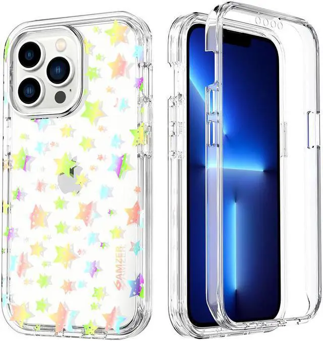 Main image of AMZER Crusta Hybrid Full Body Case with Built-in Screen Protector for iPhone 13 Pro Max