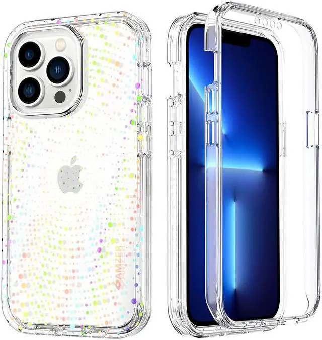 Main image of AMZER Crusta Hybrid Full Body Case with Built-in Screen Protector for iPhone 13 Pro Max