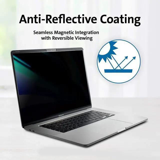 Alt view image 2 of 6 - Easy On/Off Magnetic Privacy Screen Filter for MacBook Pro 14 ?MKGR3LL/A (M1 Pro/ M1 Max) - pack of 2