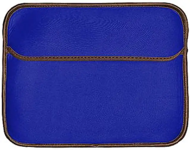 Alt view image 5 of 5 - Amzer  Reversible Neoprene Horizontal Sleeve Case Cover with Pocket For Amazon Kindle Fire HDX 8.9" , Kindle Fire HD 8.9 " - Chocolate Brown/Teal Blue