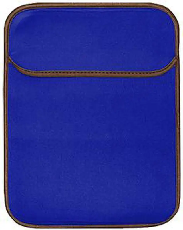 Alt view image 3 of 5 - Amzer  Reversible Neoprene Vertical Sleeve Case Cover with Pocket For Amazon Kindle Fire HDX 8.9" , Kindle Fire HD 8.9 " - Chocolate Brown/Teal Blue