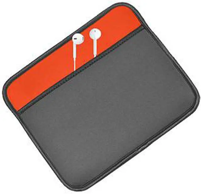 Alt view image 5 of 5 - Amzer  Reversible Neoprene Horizontal  Sleeve Case Cover with Pocket For Amazon Kindle Fire HDX 8.9" , Kindle Fire HD 8.9 " - Slate Grey/Burnt Orange