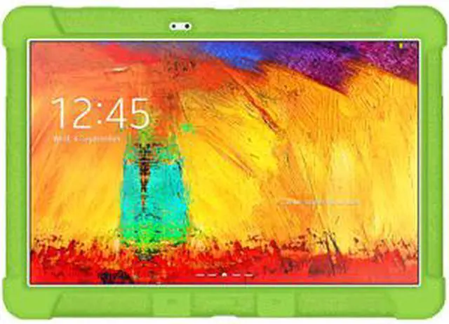 Alt view image 2 of 4 - Amzer Silicone Skin Fit Jelly Case Cover For Samsung GALAXY Note 10.1 2014 Edition/ SM-P6000/ 10.1 SM-P601- Green