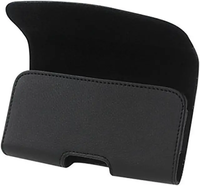 Alt view image 3 of 3 - Horizontal Plus Large Size Cell Phone Leather Case Cover Pouch Belt Clip Holster
