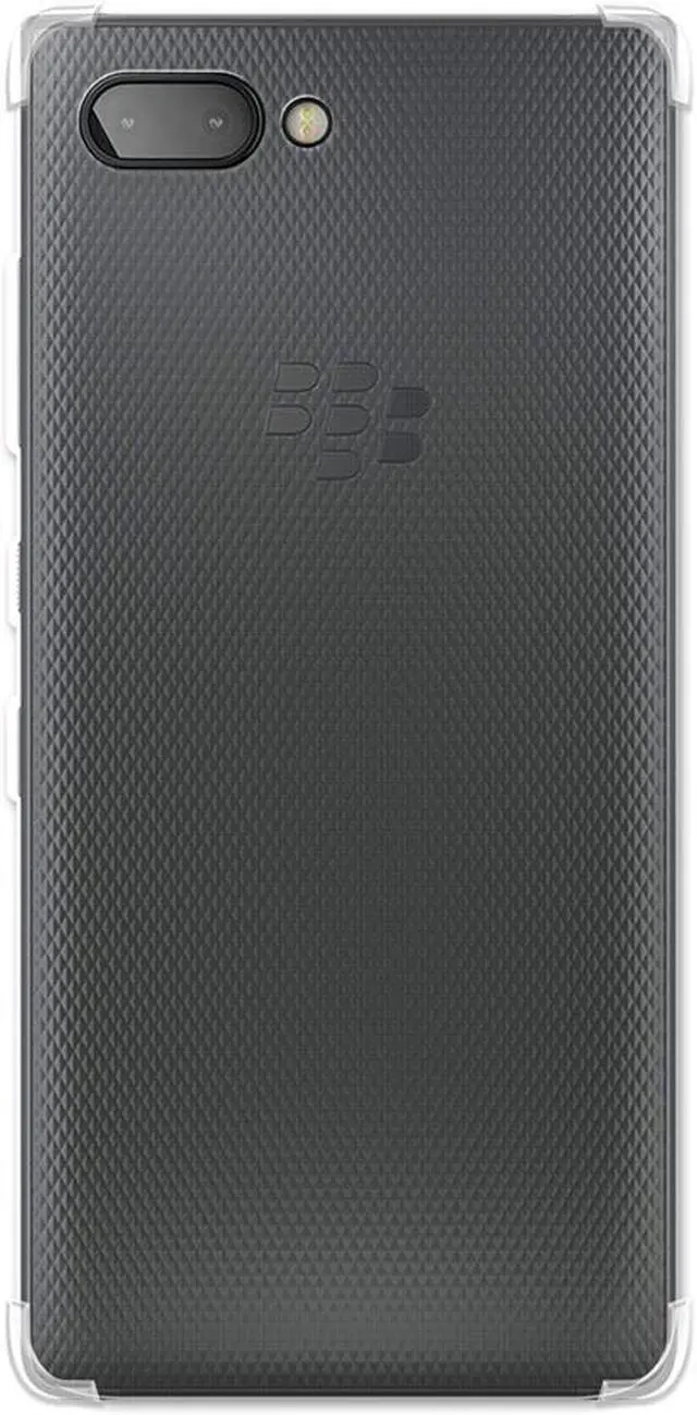 Alt view image 4 of 7 - BlackBerry Key2 Case AMZER Pudding Clear TPU X Protection shock- Absorption Bumper Anti Scratch Transparent Silicon Cover for Blackberry key2