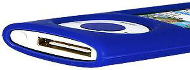 Alt view image 2 of 2 - Amzer Silicone Skin Jelly Case for iPod Nano 5th Gen - Blue