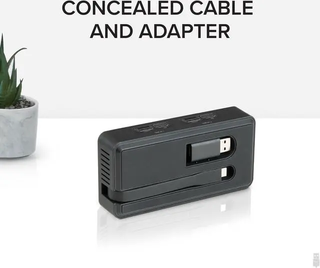 Alt view image 6 of 15 - Plugable 4K DisplayPort and HDMI Dual Monitor Adapter with Ethernet for USB 3.0 and USB-C, Compatible with Windows and Mac
