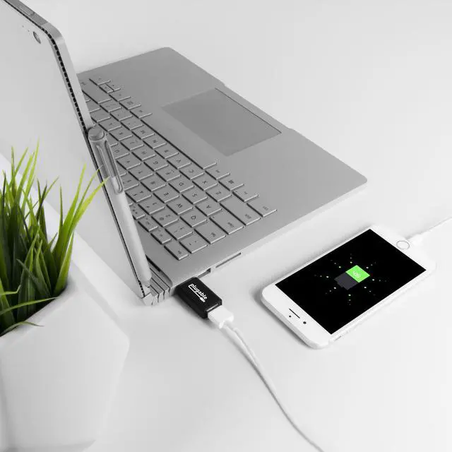 Alt view image 2 of 4 - Plugable USB Universal Fast 1A Charge-Only Adapter for Android, Apple iOS, and Windows Mobile Devices