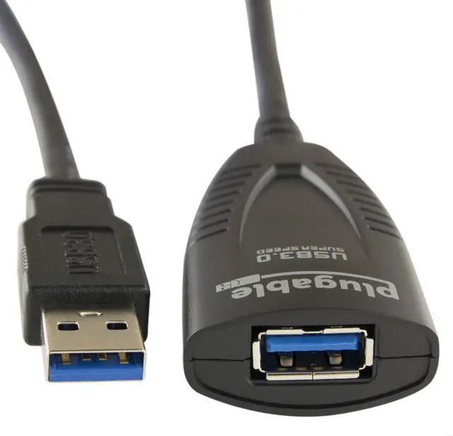 Alt view image 2 of 20 - Plugable Power Extension Cord