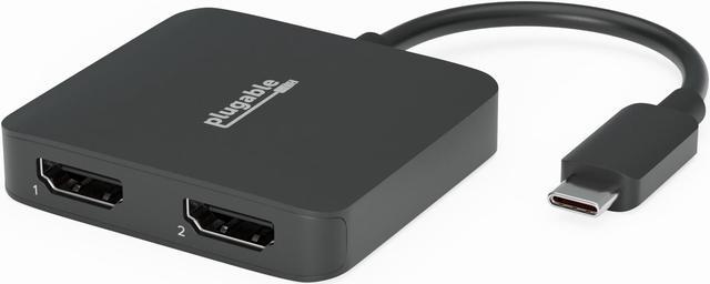 Plugable USB-C Dual 4K HDMI MST Display Adapter