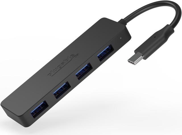 Plugable USB C to USB Adapter Hub, 4 Port USB 3.0 Hub, USB