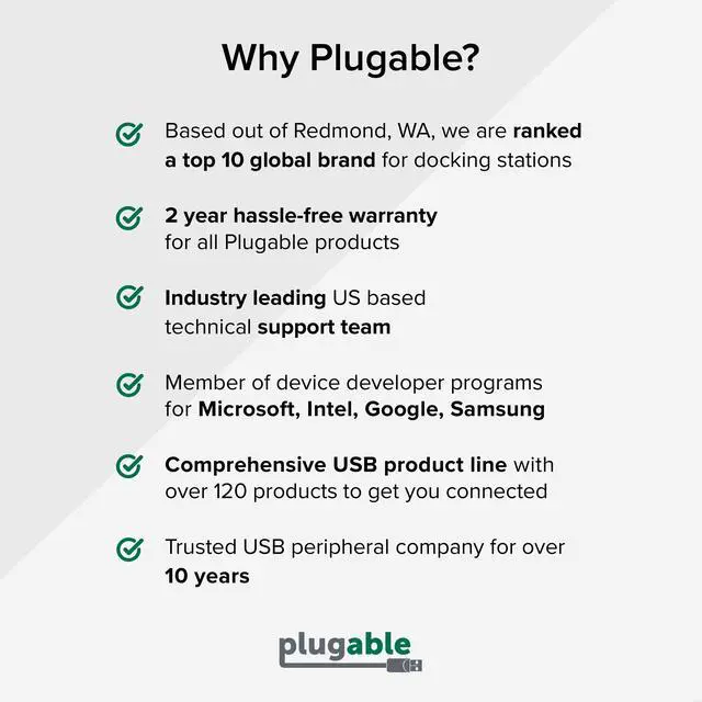 Alt view image 3 of 10 - Plugable USB C to VGA Cable - Connect Your USB-C or Thunderbolt 3 Laptop to VGA Displays up to 1920x1080@60Hz (Compatible with 20182019 MacBook Pros, Dell XPS 13 and 15, Surface Book 2), 6 Feet, 1.8m