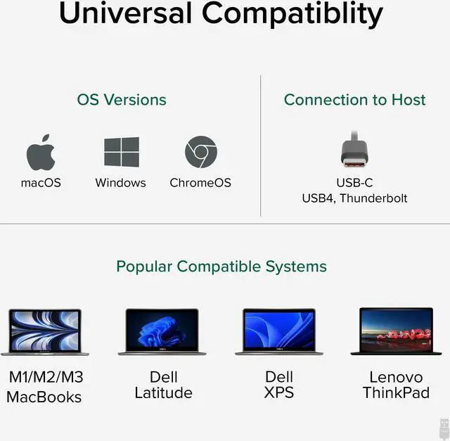 Alt view image 5 of 14 - Plugable USB C to Ethernet Adapter 2.5Gb with 100W USB-C PD Charging, 2.5 Gigabit Type C USB Ethernet Adapter for Windows, MacBook, Chrome, iPad, Surface, XPS, Thunderbolt 4, USB4 (USBC-E2500PD)
