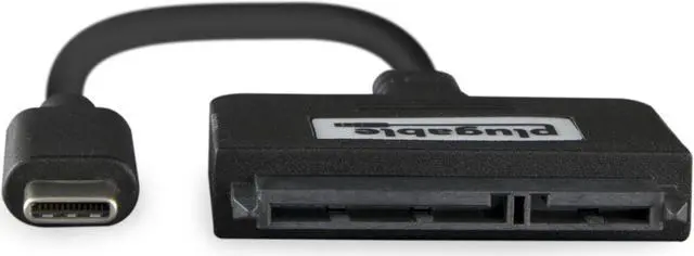 Alt view image 2 of 12 - Plugable SATA Adapter Cable - USB-C to SATA, 6in (15cm)