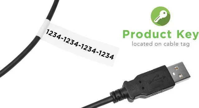 Alt view image 2 of 13 - Plugable USB Transfer Cable, Unlimited Use, Transfer Data Between 2 Windows PC's, Compatible with Windows 11, 10, 7, XP, Bravura Easy Computer Sync Software Included