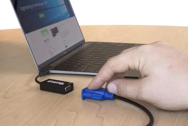 Alt view image 2 of 18 - Plugable Usb 3.1 Type-C To Vga Adapter