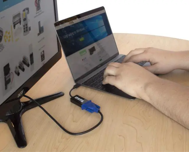 Alt view image 3 of 18 - Plugable Usb 3.1 Type-C To Vga Adapter