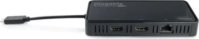 Main image of Plugable Usb Type-C Dual 4K Hdmi 2.0 And Gigabit Ethernet Adapter