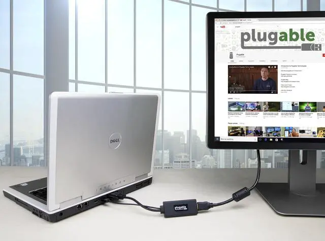 Alt view image 4 of 5 - Plugable Vga To Hdmi Active Adapter With Audio