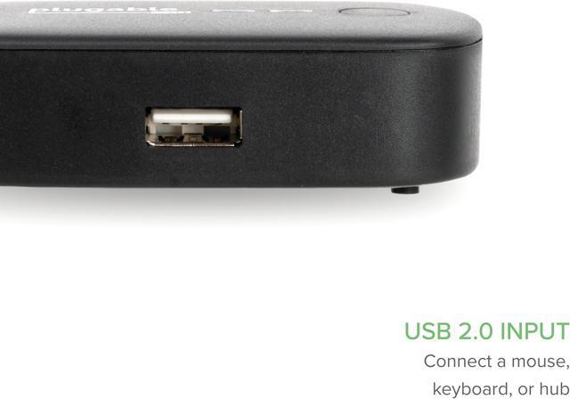 Alt view image 3 of 5 - Plugable USB 2.0 Switch for One-Button USB Device Port Sharing Between Two Computers (A\B Switch)