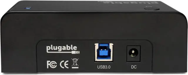 Alt view image 5 of 7 - Plugable SATA Hard Drive Lay-Flat Dock - USB 3.0 to SATA 2.5" and 3.5"