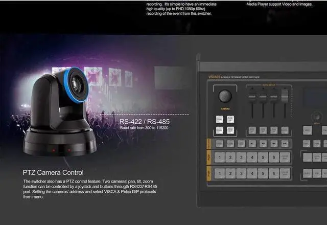 Alt view image 3 of 6 - AVMATRIX VS0605 6CH SDI/HDMI Multi-Format Video Switcher Multiformat Input:SD, HD,FHD