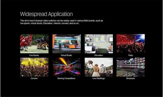 Alt view image 4 of 6 - AVMATRIX VS0605 6CH SDI/HDMI Multi-Format Video Switcher Multiformat Input:SD, HD,FHD