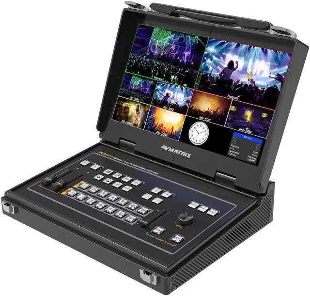 Main image of AVMATRIX PVS0613 13.3" FHD LCD Portable 6CH SDI/HDMI Multi-Format Video Switcher