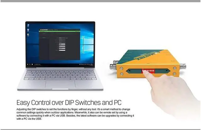 Alt view image 2 of 5 - AVMATRIX SC2030 3G-SDI/ HDMI Scaling Cross Converter Input: HDMI×1 or SDI×1, Analog Audio×1 Output: 3G-SDI×2, HDMI×1