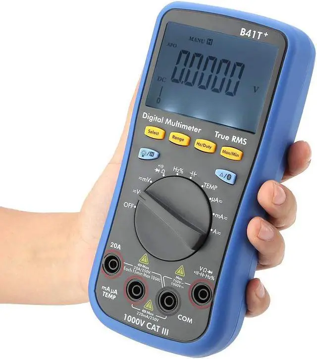 Alt view image 4 of 7 - Digital Multimeter, Owon B41T 3 in 1 Digital Bluetooth Data Recorder Multimeter Thermometer Multifunctional Device