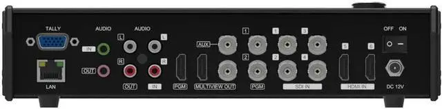Alt view image 5 of 7 - AVMATRIX VS0601 4×SDI and 2×HDMI inputs Mini 6CH SDI/HDMI Multi-Format Video Switcher with GPIO Interface for Live Tally System