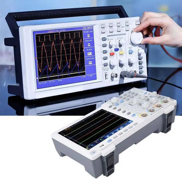 Alt view image 5 of 7 - OWON XDS3064E 60MHz 8 Bits Touchscreen Low Noise Digital Oscilloscope 4 Channel 110-240V