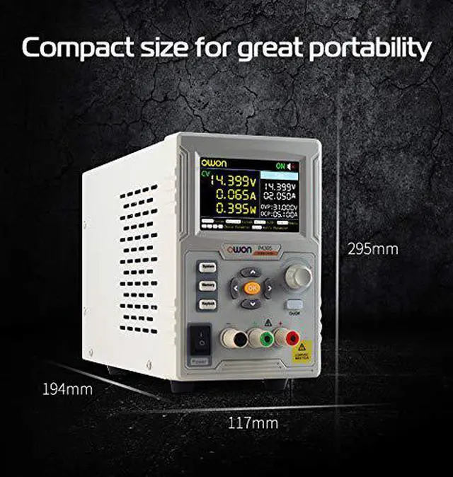 Alt view image 3 of 5 - OWON P4305 30V 5A Single Channel Linear DC Power Supply for SCPI and Labview RS232 AC100-240V