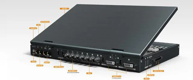Main image of AVMATRIX PVS0615U 15.6" Portable 6-Channel SDI/HDMI Multi-Format Streaming Switcher