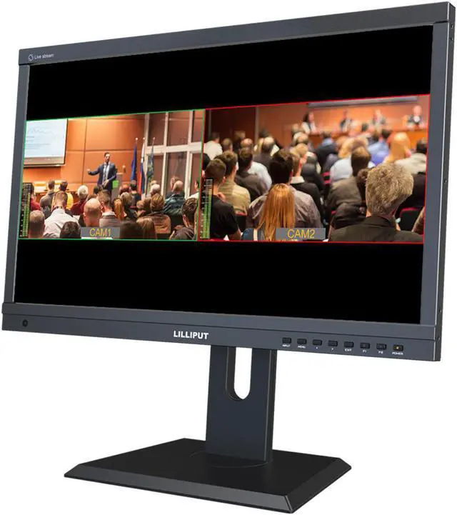 Alt view image 2 of 6 - LILLIPUT PVM220S 21.5 inch 1920x1080 Live Stream Quad Split Multi View IPS Monitor