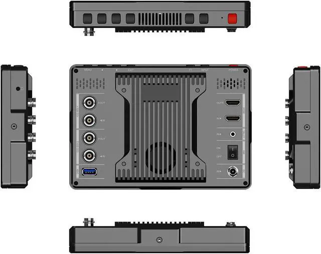 Alt view image 3 of 20 - LILLIPUT 7" Q7-12G 7inch 2000nits 12G-SDI Ultra Brightness On-Camera Monitor-12G-SDI x 2 HDMI 2.0 x 1 Tally Output 12G-SDI x 2 HDMI 2.0 x 1 HDR 3D-LUT Waveform level meter Vector scope