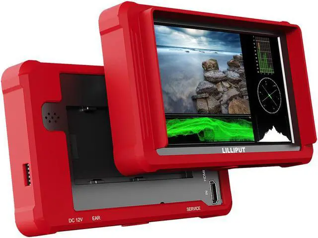 Main image of LILLIPUT On-Camera Monitor FS5 5.4 inch 60HZ 4K HDMI 2.0 3G 3D-LUT Waveform SDI Video Assist 1920x1200 Full HD with Silicone Case