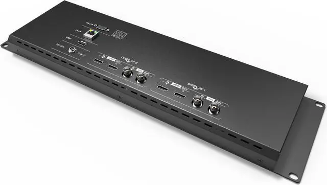 Alt view image 2 of 7 - LILLIPUT Dual Rackmount Monito 7" RM-7029S 3-RU Rackmount Monitor with 3G-SDI /HDMI 2.0 Scope View Support up to 1080p 60Hz SDI and 2160p 60Hz HDMI Video