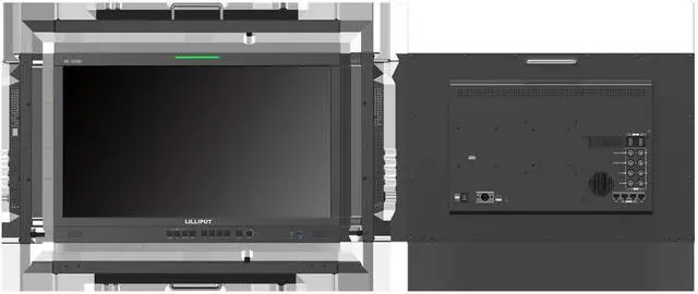 Alt view image 4 of 6 - LILLIPUT Q24-ABBP 10bit 23.6 inch 12G-SDI Professional Broadcast Production Studio Monitor 12G SDI and 12G-SFP Fiber Optic Input with Gold Mount Plate