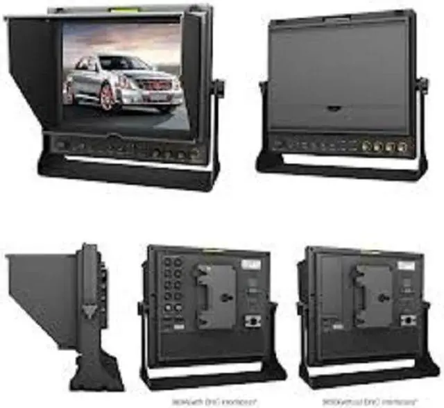 Alt view image 3 of 8 - Lilliput 969B/O/P 9.7' IPS SCREEN WITH HDMI IN&OUT DSLR Camera Monitor Histogram/Exposure Sun Shade+Canon LP-E6 plate +Gimbal Bracket+metal suitecase by VIVITEQ INC