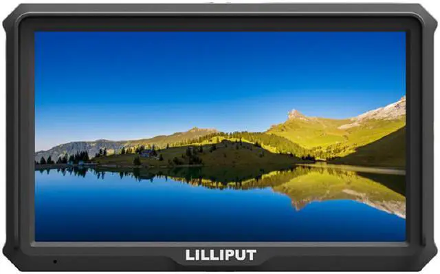 Main image of Lilliput A5 5" 1920x1200 8bit light weight 4K HDMI DSLR Camera field monitor F970/LP-E6 Plate with Sunshade