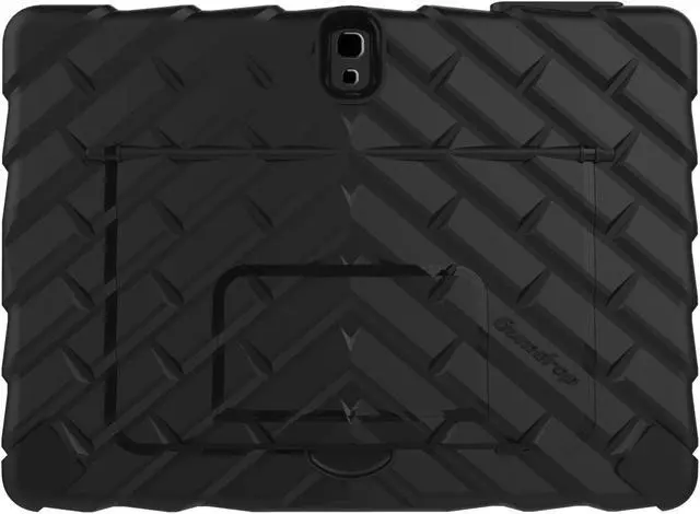 Alt view image 5 of 14 - Gumdrop Cases Hideaway Stand for Samsung Galaxy Tab S 10 Rugged Tablet Case Shock Absorbing Cover Black/Black SM-T800