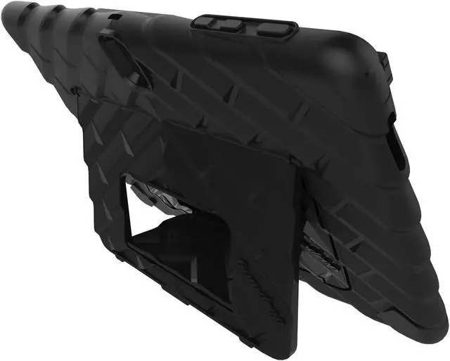 Alt view image 6 of 14 - Gumdrop Cases Hideaway Stand for Samsung Galaxy Tab S 10 Rugged Tablet Case Shock Absorbing Cover Black/Black SM-T800