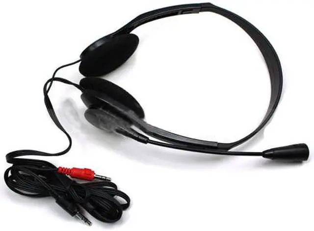 Alt view image 2 of 2 - OV-L900MV 3.5mm Headphone Headset with Microphone Black for PC Laptop/Computer