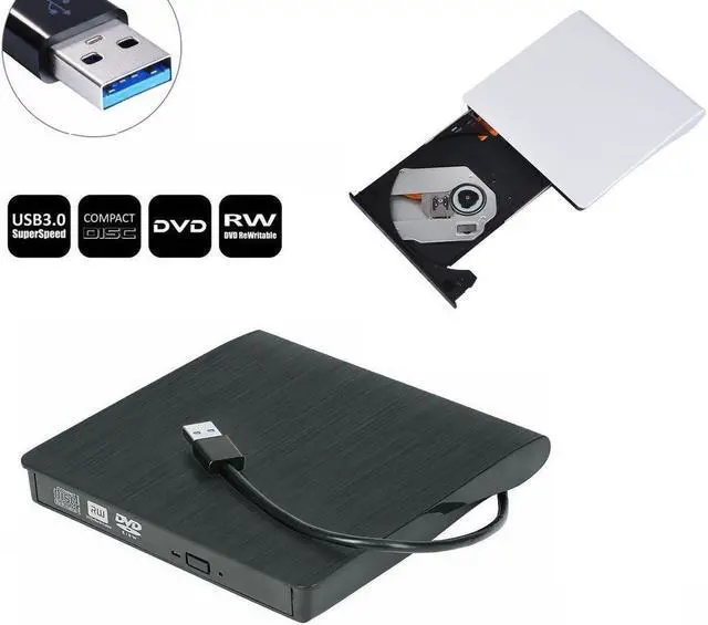 Main image of USB 3.0 DVD RW CD Writer Drive Burner Reader External Player For Laptop PC
