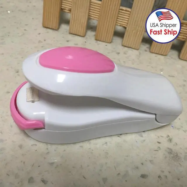 Alt view image 2 of 7 - Portable Mini Heat Sealing Machine Impulse Sealer Seal Packing Plastic Bag Sealing Clamp (Random Color)